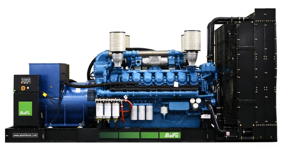 2000KW Weichai Diesel Generator Set 440V 60Hz 3 phase with Leroy Somer alternator